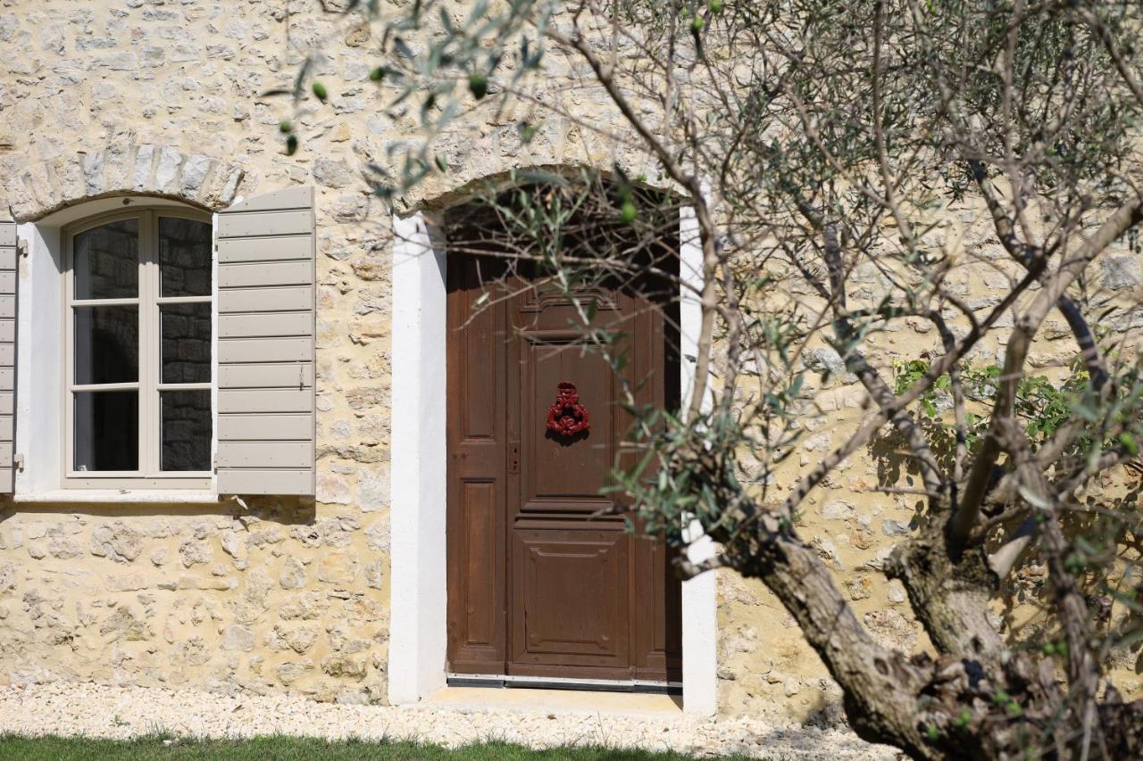 L'Elegante Bastide En Pierre Avec Vue Sur Le Vieux Village De Mougins Exterior photo